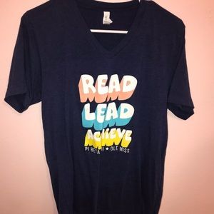 Pi Beta Phi Read> Lead> Achieve Tee